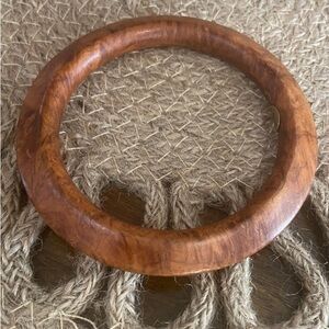 Polished Wood  Bangle
